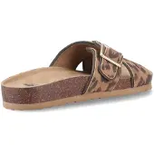 Rocket dog Annie Tigg Leopard Textil Kvinnotofflor i Beige