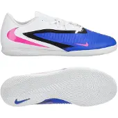 Nike Phantom 6 Club Low Cut IC Attack - Blå/Pink Blast/Vit - Inomhus (IC), storlek 47