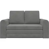 vidaXL Soffsäng Mörkgrå 148 x 71 x 83 cm Sammet