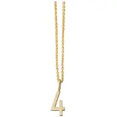 Design Letters Lucky Numbers 10 mm Gold 0-9 No. 004