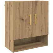 vidaXL Väggskåp artisan ek 60 x 31 x 70 cm Konstruerat trä
