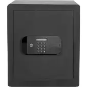 Yale Smart Living Yale YSEB/400/EB1, Fristående kassaskåp, Svart, Kombinationslås, Stål, Golv/vägg, 2 galler