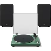 Kanto Audio Kanto OBI3 Turntable with AVCOM Active Speakers Matte Green
