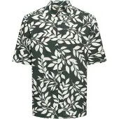 Only & Sons Skjorta 'ONSHarvi' gran / vit