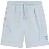 HUGO Cotton-blend shorts with logo label