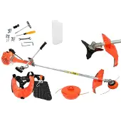 GEKO bensindriven grästrimmer/skogstrimmer antivibrations 52cc JG(1)