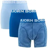 Björn Borg Organic Cotton Stretch Boxers 3-pack Blå, M