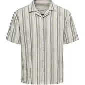 Only & Sons Skjorta 'ONSTrev' kräm / kitt / khaki / oliv