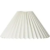 Nielsen Plisségardin Carolin sidolängd 23 cm vit