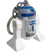 LEGO Star Wars Nyckelring m. Ficklampa - R2-D2 - - One Size - Ficklampor