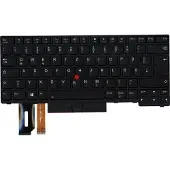 Lenovo Sunrex - Ersättningstangentbord för bärbar dator - bakgrundsbelyst - tysk - FRU