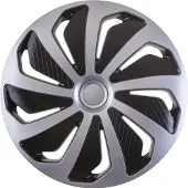 Versaco kåpor Wind silver/svart 15``, 1 st.