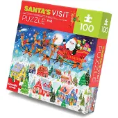 Crocodile Creek Visit Santa Claus Pussel 100 Bitar