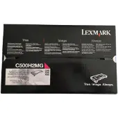Lexmark C500H2MG magenta toner hög kapacitet (original)