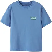 Name it T-shirt 'NKMFANDEL' safir / himmelsblå / svart