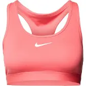 Nike Sportbehå 'SWOOSH' korall / vit