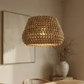LUCANDE Taklampa , Melori, dimbara, Trä, Vardagsrum, Trä, Skandinavisk