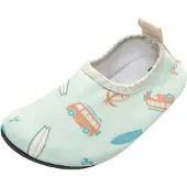 Playshoes Strand-/badsko kräm / turkos / azur / orange