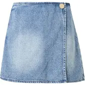 Armani Exchange för kvinnor. XW002265AF21338MB001 Blå lyocellshorts (S), Casual, Bomull, Denim
