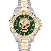 Philipp Plein Analog klocka guld / grön / silver