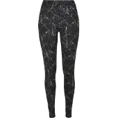 Urban Classics Leggings rökblå / svart / vit