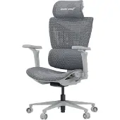 Anda Seat X-Air Pro, Sits i nätmaterial, Nätryggstöd, Grå, Grå, Nät, Nät