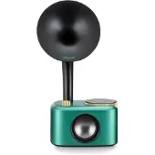 Sangean CP-100D Gramophone Bordsradio DAB+, FM AUX, Bluetooth, USB Touchscreen, uppladdningsbart Turkos