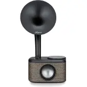 Sangean CP-100D Gramophone Bordsradio DAB+, FM AUX, Bluetooth, USB Touchscreen, uppladdningsbart Grå