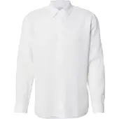 Calvin Klein Solid Linen Blend Classic Shirt