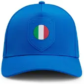 BOSS Logo cap in lustrous twill with country-flag badge