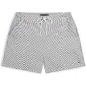 Tommy Hilfiger Underwear Badshorts 'Essential Ithaca' ljusgrå / vit