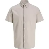 Jack & Jones 12294285 Linen Plus Size Kortärmad Skjorta