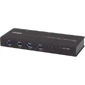 Aten US3344i 8 Port USB 3.0-switch Svart