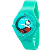 Hello Kitty Zegarek HELLO KITTY HK7158LS-13. Kwarcowy, Kolor zielony. Kobieta.