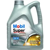 Mobil Super3000 X1F-FE, 4 ltr. 5W30 olja