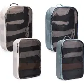 Thule packing cube - Väska set för kläder - nylon - dammgrå, vit
