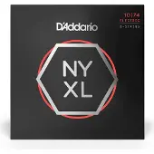 D'addario And Co NYXL1074 Nickel Wound 8 String Electric Light Top/Heavy Bottom 10-74