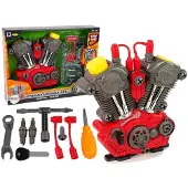 Leantoys pysselset skruv-/demonteringsmotor ljus ljud