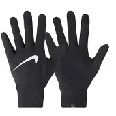 Nike Löparhandskar Lightweight Tech - Svart/Silver, storlek X-Large