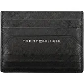 Tommy Hilfiger Svart Läder Plånbok för Män