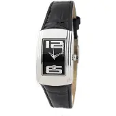 Chronotech Svart läderrem klocka Ct7017l04ac