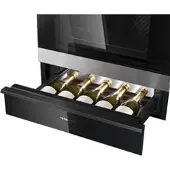 Dometic DrawBar 5B - Vinkylare - lådmonterat - inbyggd - bredd: 55.6 cm - djup: 54.15 cm - höjd: 14 cm - 15 liter - Klass G - svart glas