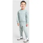 Adidas Originals Trefoil Oversized Crew Tracksuit Infant, grön