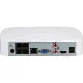 Dahua WizSense Series NVR4104-P-EI - NVR - 4 kanaler - i nätverk - PoE+ - rackmonterbar (tillval)