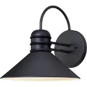 WESTINGHOUSE LED utomhus vägglampa Walter, dimbar, Svart, Metall, Modern, LED-vägglampa utomhus