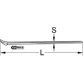 Ks Tools 963.9724 BRONZEplus kofot 1000 mm