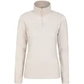 Mountain Warehouse Womens/Ladies Idris Half Zip Fleece Top (Beige)