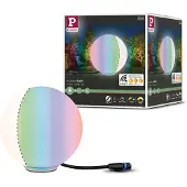 Paulmann Lichtobjekt Globe RGBW 94269 Belysningssystem Plug&Shine ZigBee LED utomhusgolvlampa LED 2.8 W Varmvit Vit