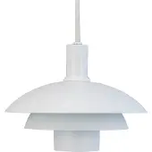 Dyberg Larsen Taklampa , Morph, dimbara, Vit, Vardagsrum, Metall, Design