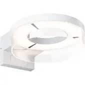 Paulmann Utomhus vägglampa med rörelsesensor Capera, Vitt / opal, Aluminium / grå / zink, Modern